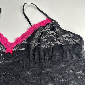 George Womens Sexy Sheer Lace Babydoll Chemise Coquette Dress Plus Size 3X 22-24